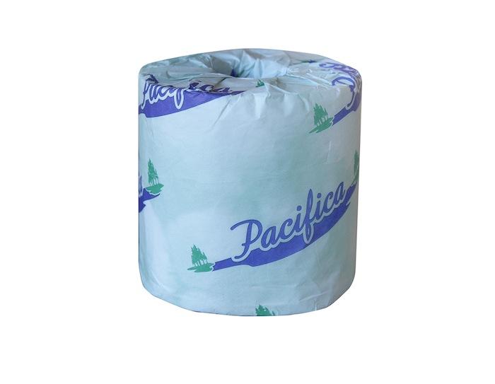 Pacifica Toilet Paper & Tissue Roll 4.3X3.5 IN 2PLY 500 Sheets/Roll 96 Rolls/Case 48000 Sheets/Case
