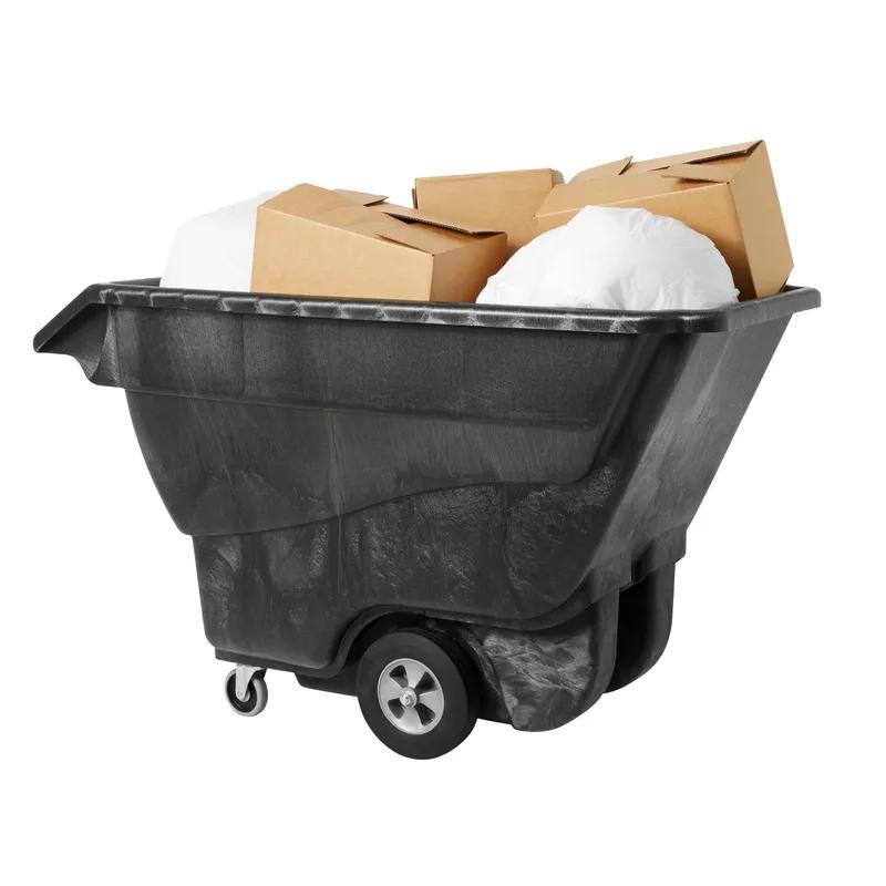 Utility Tilt Truck 71X33X42.5 IN 1 Cubic Yard Black Structural Foam Standard Duty Ergonomic Handle 1/Each