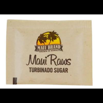 Maui Raws Turbinado Sugar 4.5 G Single Packets 1200/Case