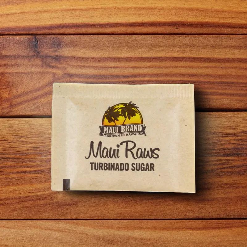 Maui Raws Turbinado Sugar 4.5 G Single Packets 1200/Case