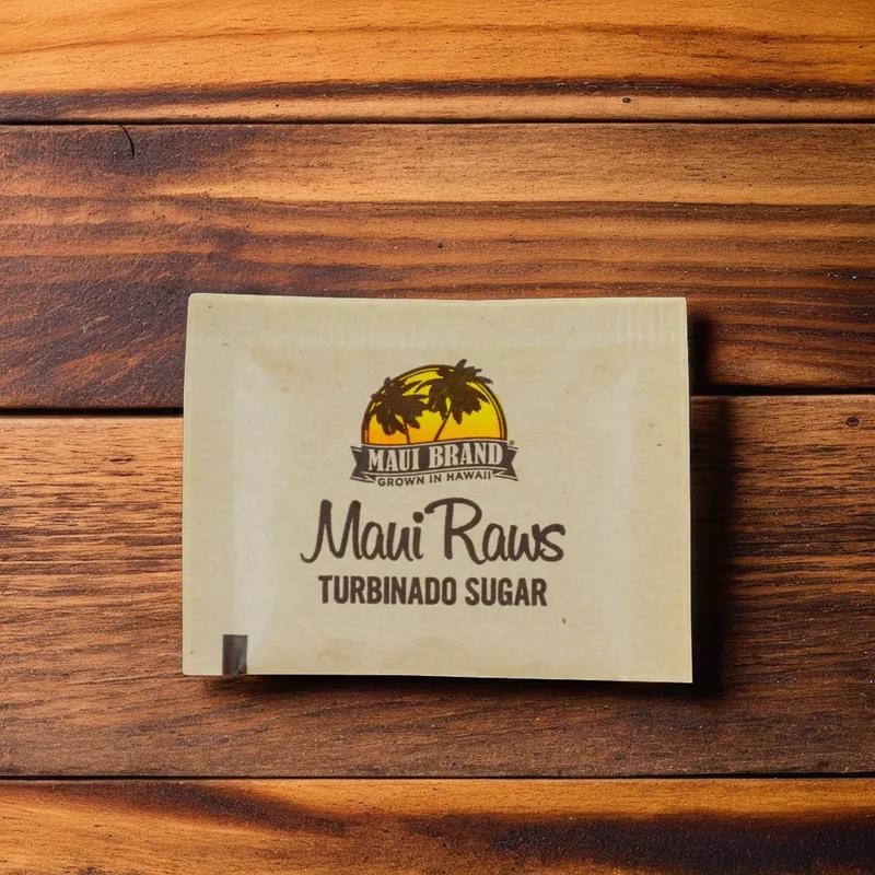 Maui Raws Turbinado Sugar 4.5 G Single Packets 1200/Case