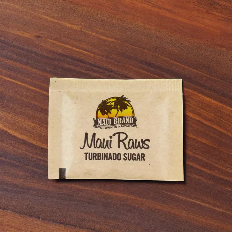 Maui Raws Turbinado Sugar 4.5 G Single Packets 1200/Case