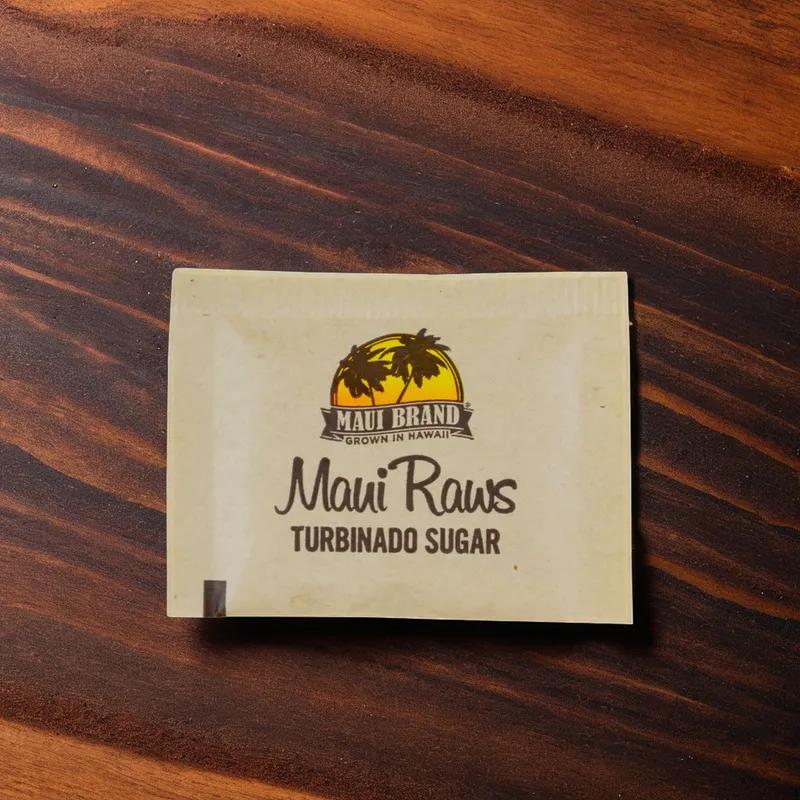 Maui Raws Turbinado Sugar 4.5 G Single Packets 1200/Case