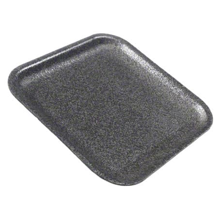 #1S Tray 5.2X5.2X0.4 IN Black 1000/Case