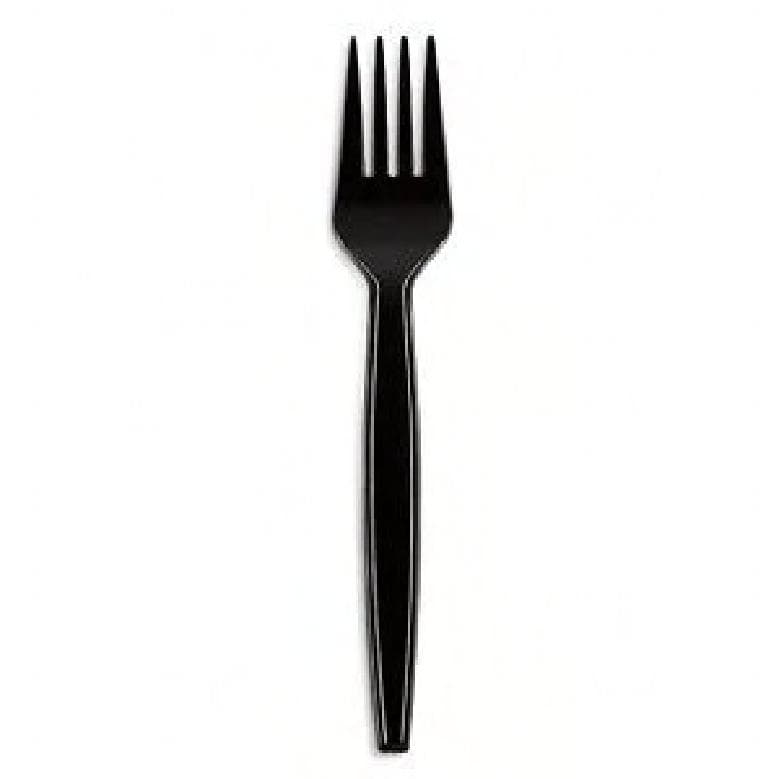 Bioware® Fork 7 IN Black Engraved 500/Case