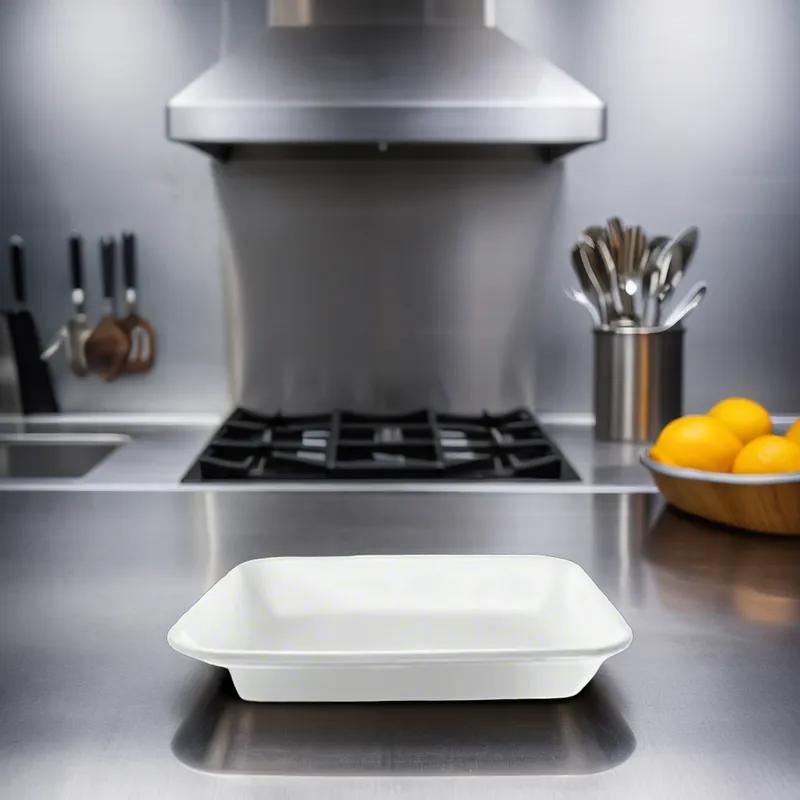 #3 Tray 8.6X6.3 IN PP White 400/Case