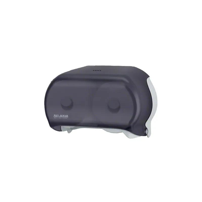 San Jamar Toilet Paper Dispenser Wall Mount Smoke 2-Roll 1/Each