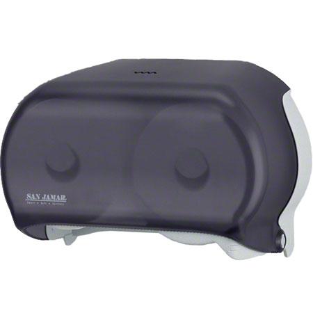 San Jamar Toilet Paper Dispenser Wall Mount Smoke 2-Roll 1/Each