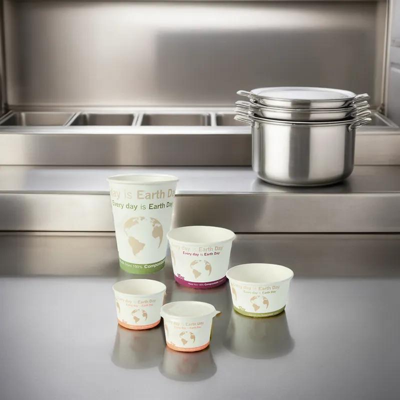 Food Container Base 8 OZ PLA Multicolor 1000/Case