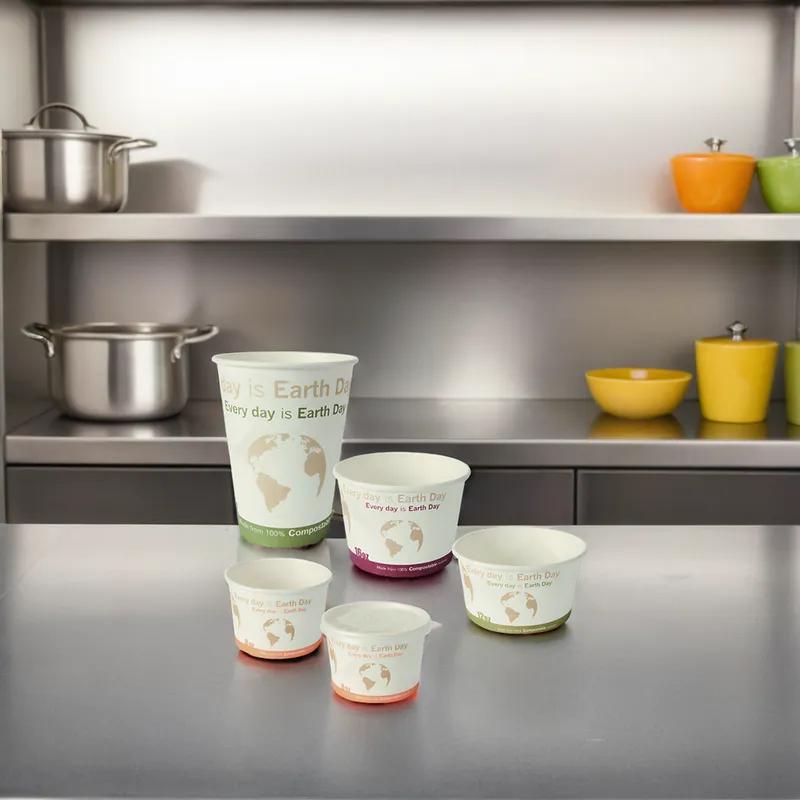 Food Container Base 8 OZ PLA Multicolor 1000/Case