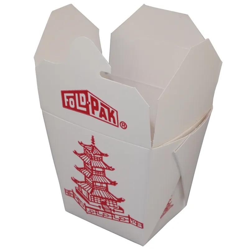 Fold-Pak® Food Pail 8 OZ Pagoda Microwave Safe 50 Count/Pack 9 Packs/Case 450 Count/Case