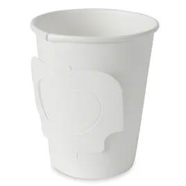 Cup 8 FLOZ White With Handle 50 Count/Pack 20 Packs/Case 1000 Count/Case