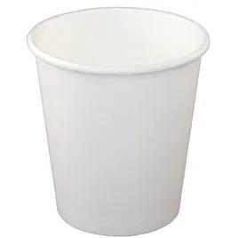 Cup 8 FLOZ Single Wall Poly-Coated Paper White 50 Count/Pack 20 Packs/Case 1000 Count/Case