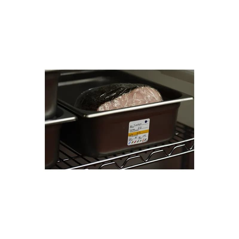 Universal Shelf Life Label 2X2 IN Dissolvable Bilingual 750/Roll