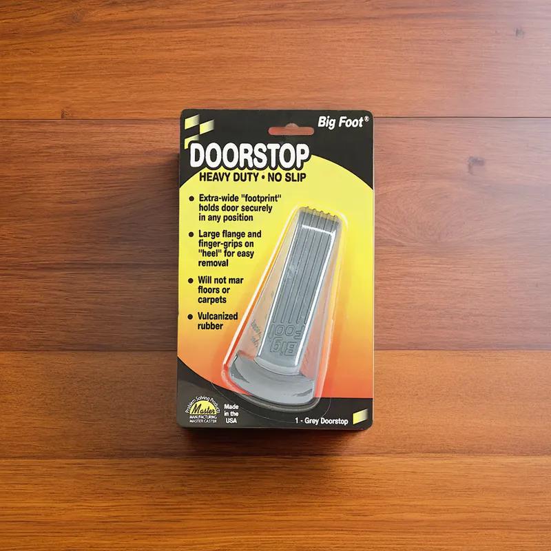 Door Stop Big Gray Rubber 1/Each