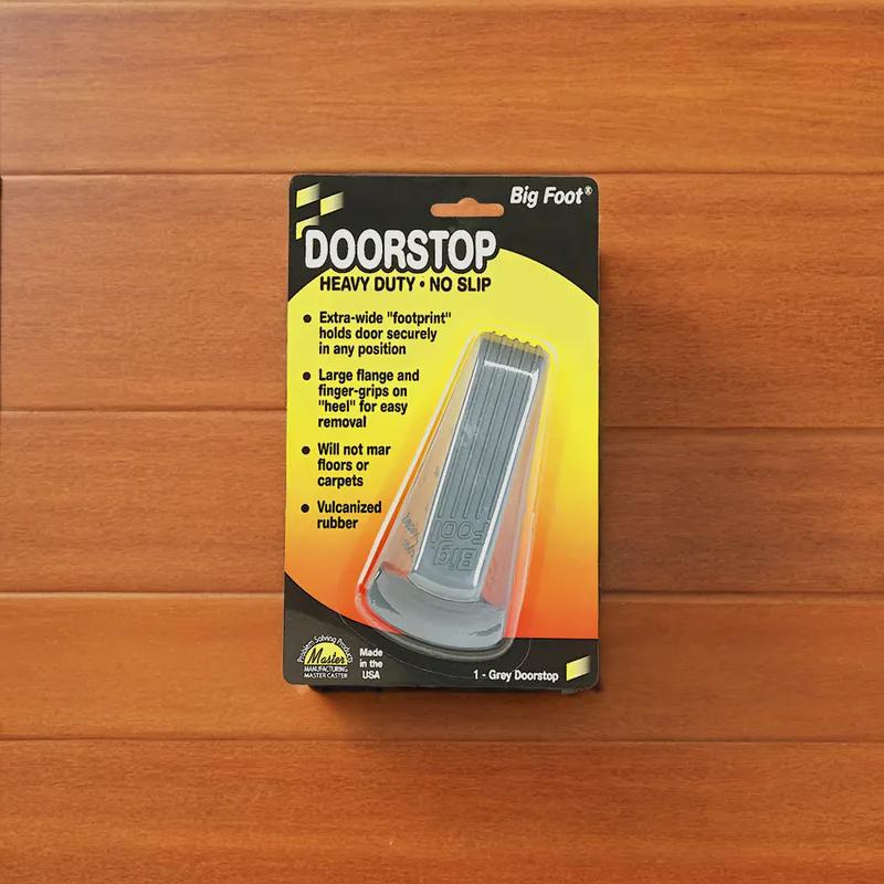 Door Stop Big Gray Rubber 1/Each