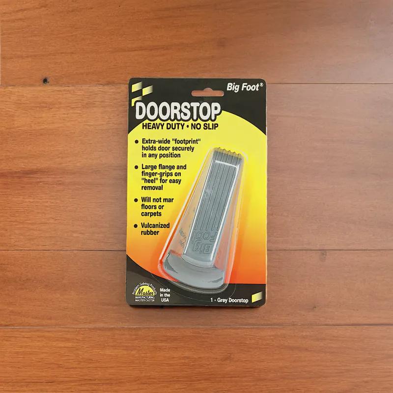 Door Stop Big Gray Rubber 1/Each