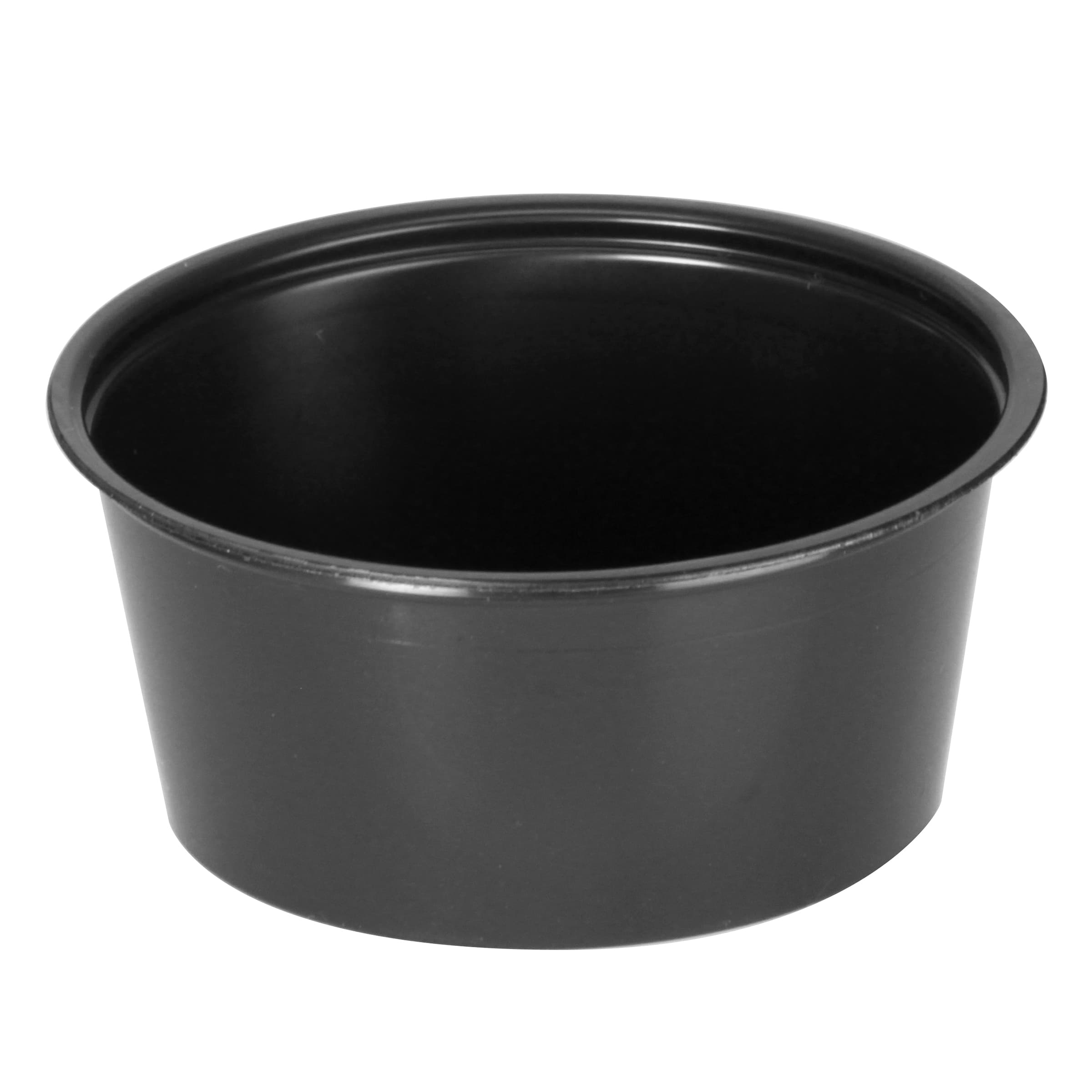 Souffle & Portion Cup 2 OZ PP Black 2500/Case