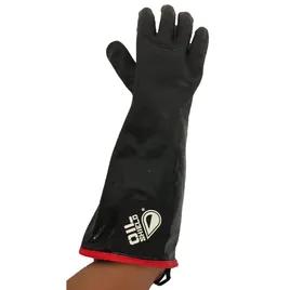 Gloves Large (LG) 18 IN Black Neoprene Heat Resistant 24/Case