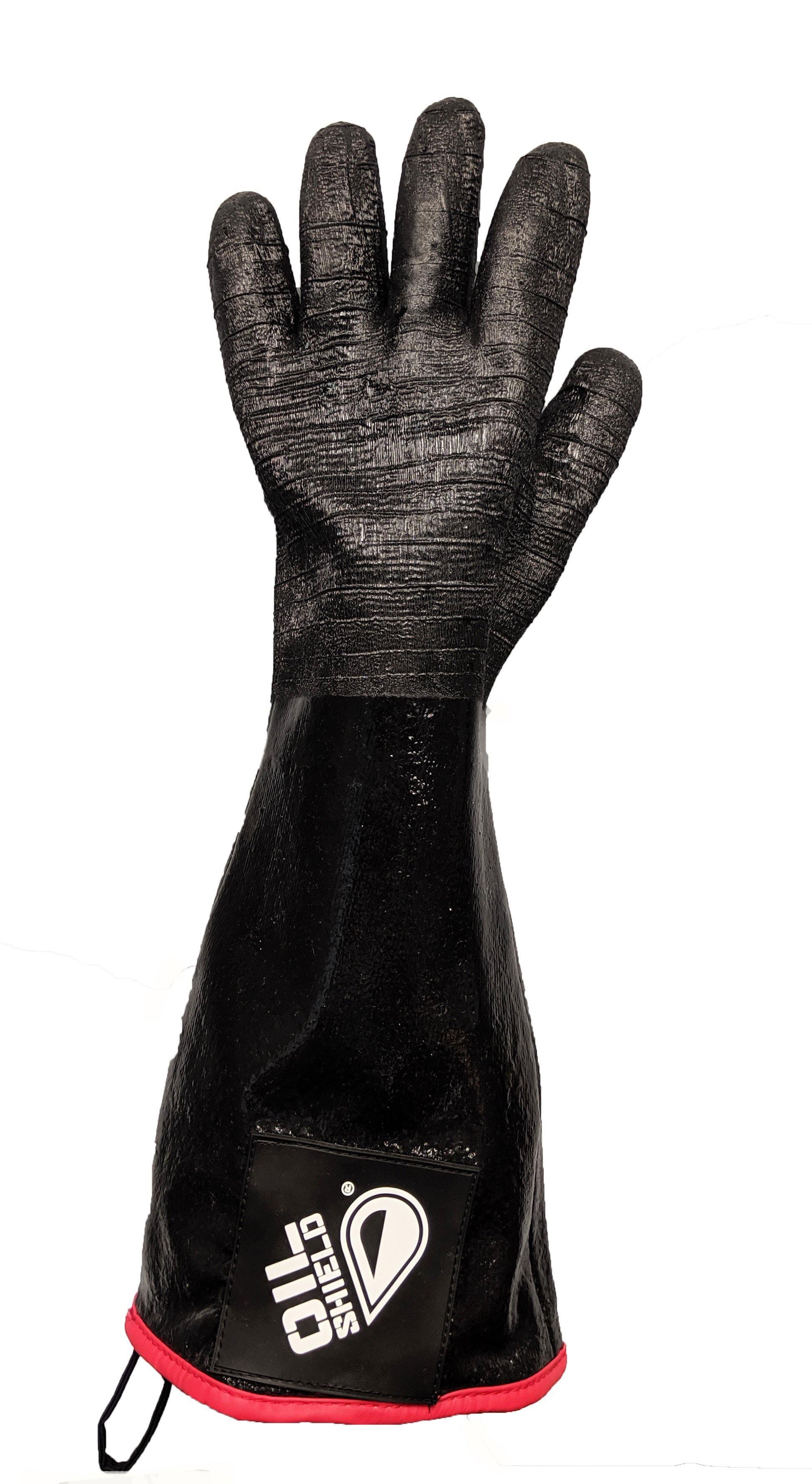 Gloves 18 IN Black Neoprene Reusable Heat Resistant 24/Case