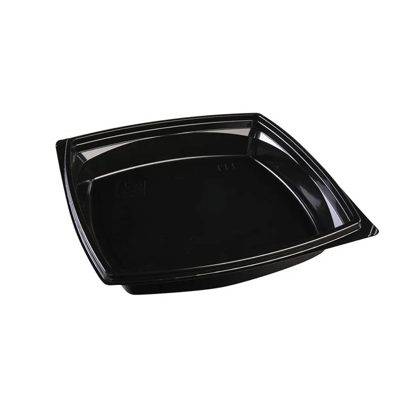 Take-Out Container Base 9X9 IN Plastic Black 400/Case