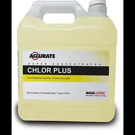 Acculogic Chlor Plus Dishwashing Sanitizer Liquid Low Temperature 1/Each