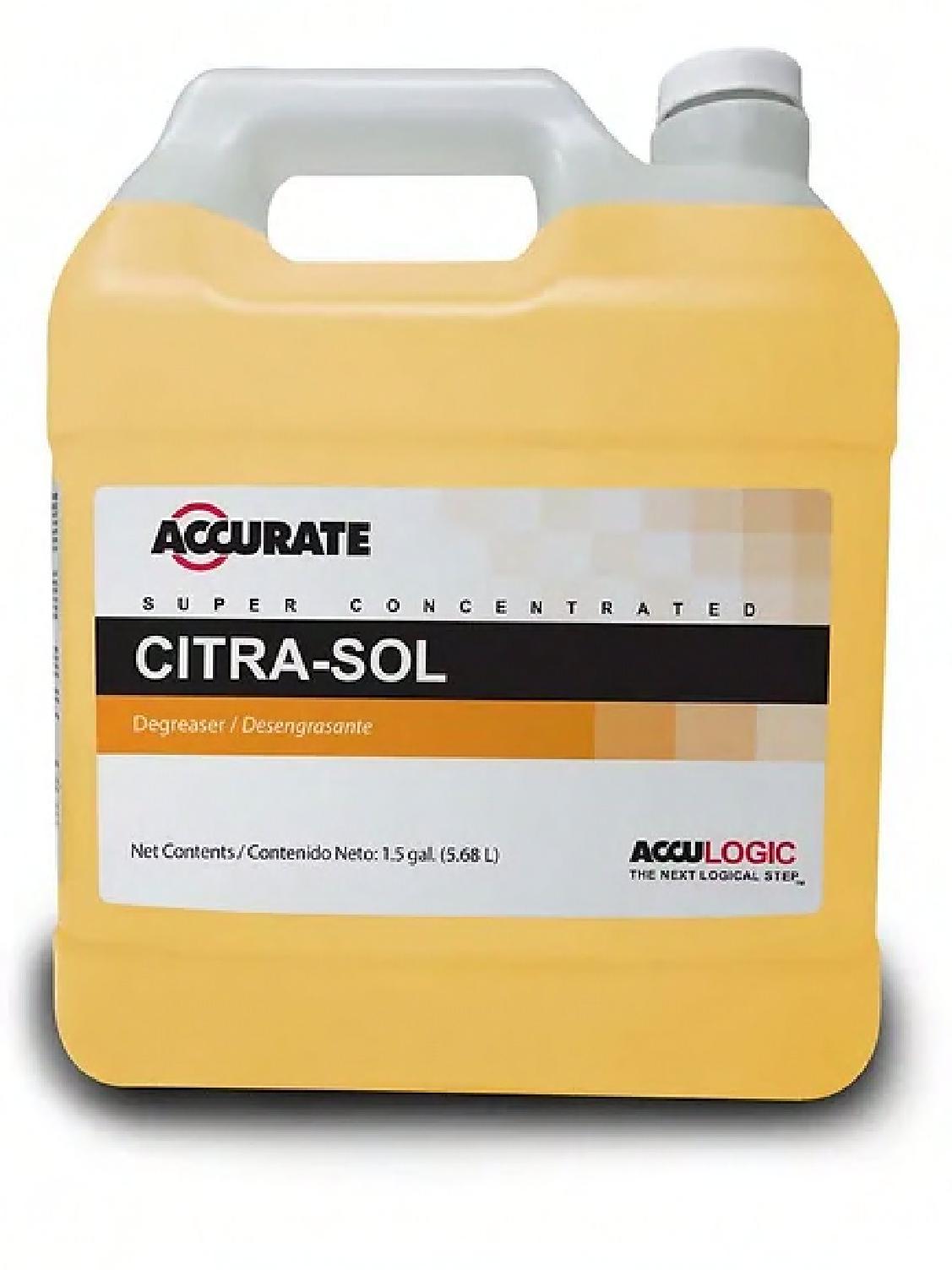 Acculogic Citra-Sol Citrus Scent Degreaser 1.5 GAL Liquid 1/Case