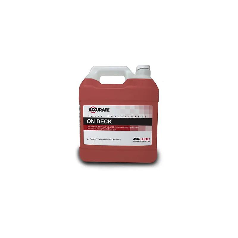 Acculogic On Deck Floor Cleaner Degreaser 1.5 GAL Multi Surface Liquid Heavy Duty 1/Case