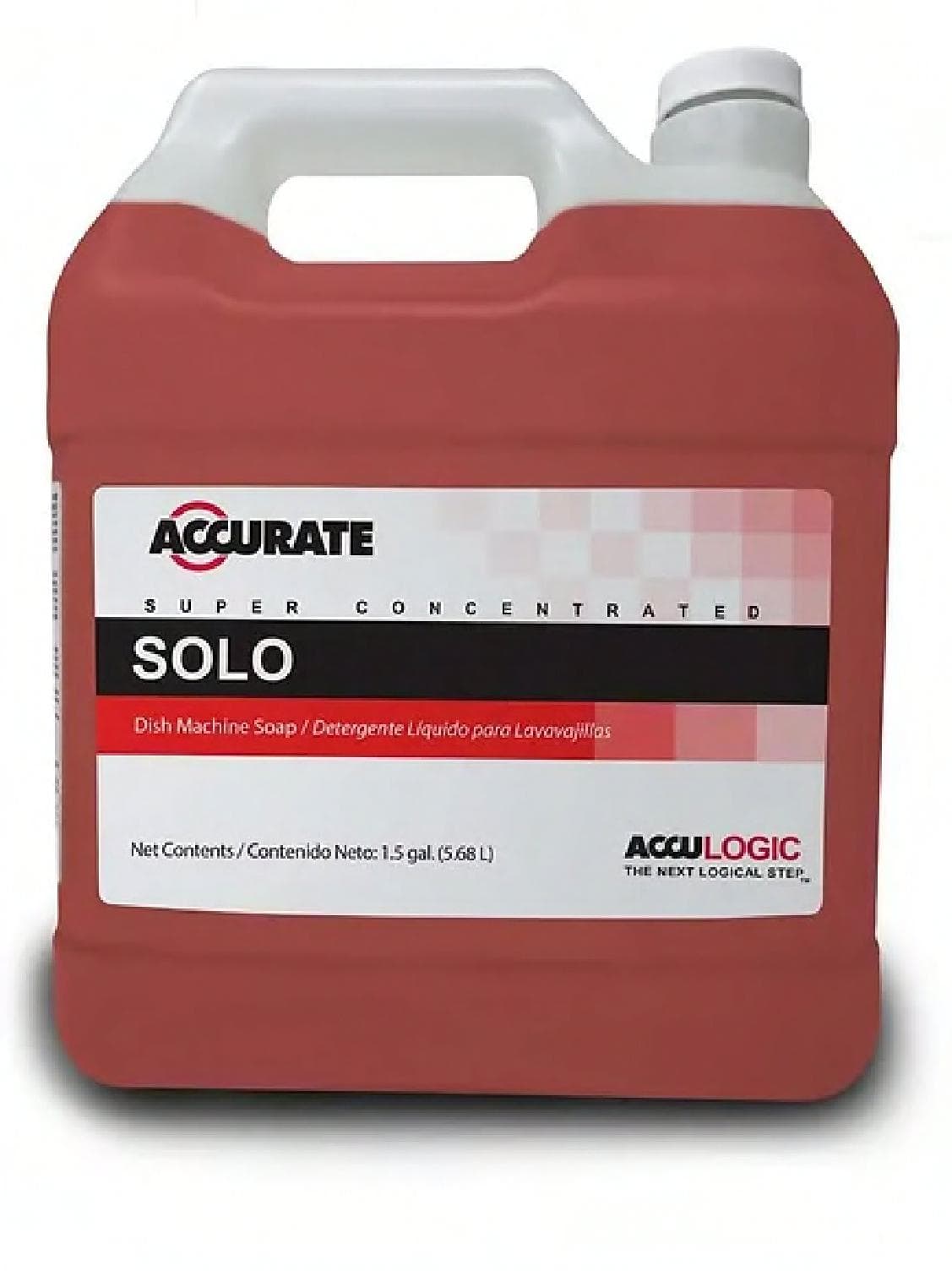 Acculogic Solo Dishmachine Detergent 1.5 GAL 1/Case