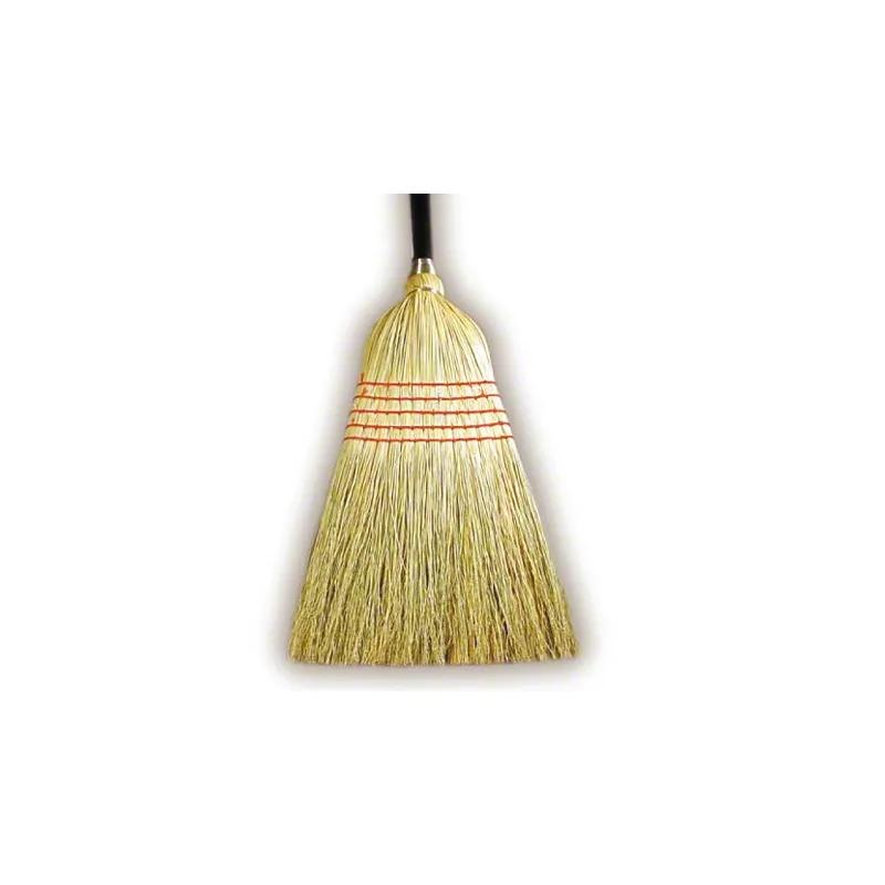 Janitor Broom & Handle Natural Black Corn Blend 1/Each