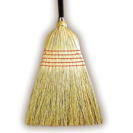 Janitor Broom & Handle Natural Black Corn Blend 1/Each