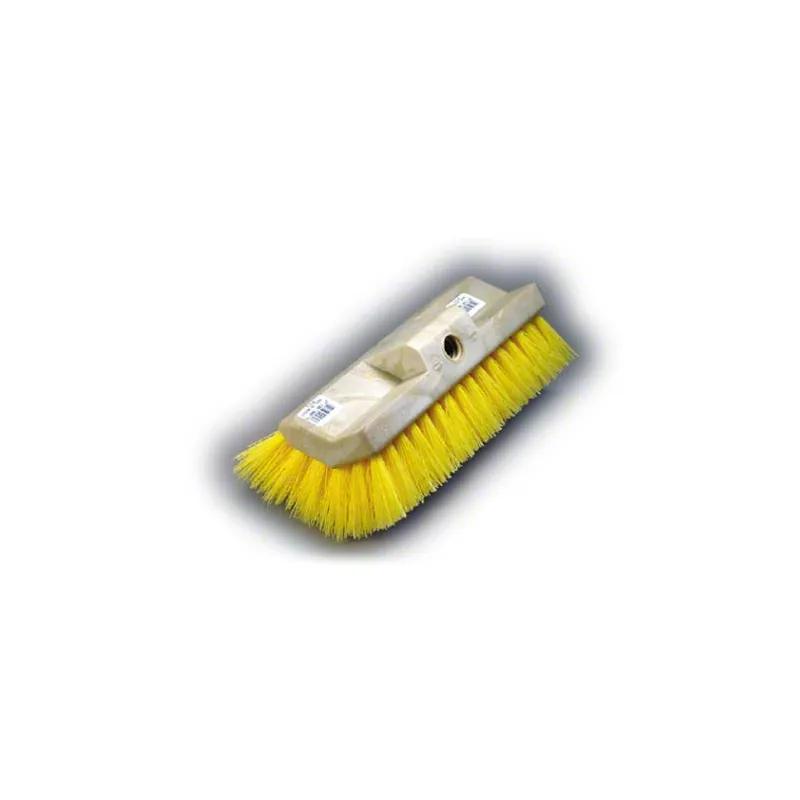 Scrub Brush 10 IN PP Yellow Bi-Level 1/Each