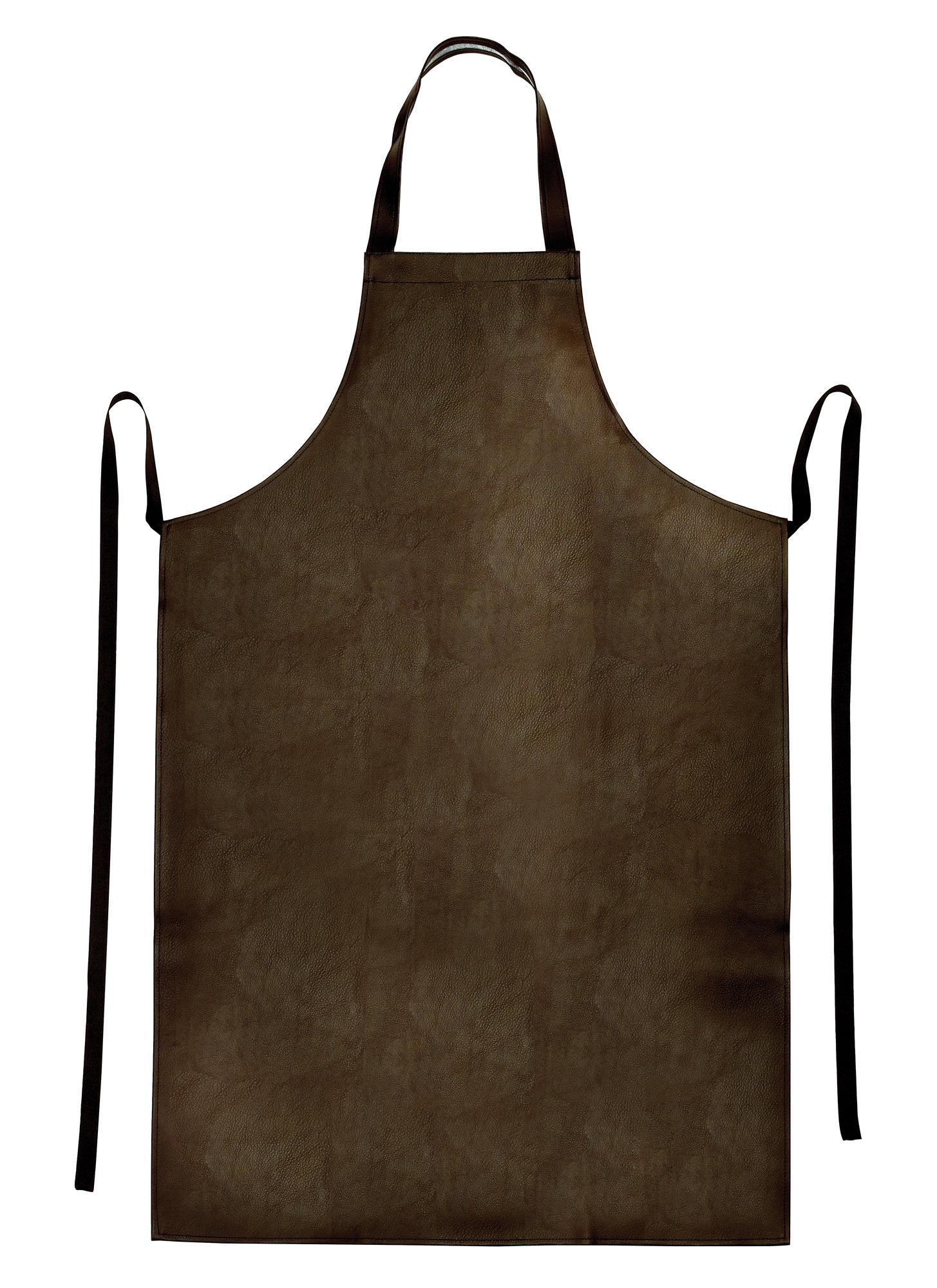 Dishwashing Apron 27.5X40 IN Brown Heavyweight Vinyl Reusable Bib 1/Each