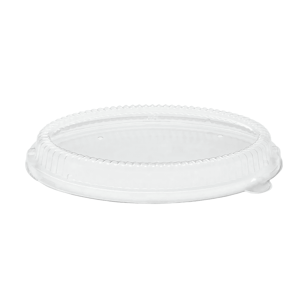 Lid RPET Clear For 24 FLOZ Burrito Salad Bowl With Tab Vented Freezer Safe 125 Count/Pack 2 Packs/Case