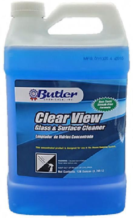 Clear View Glass Cleaner 1 GAL 2/Case