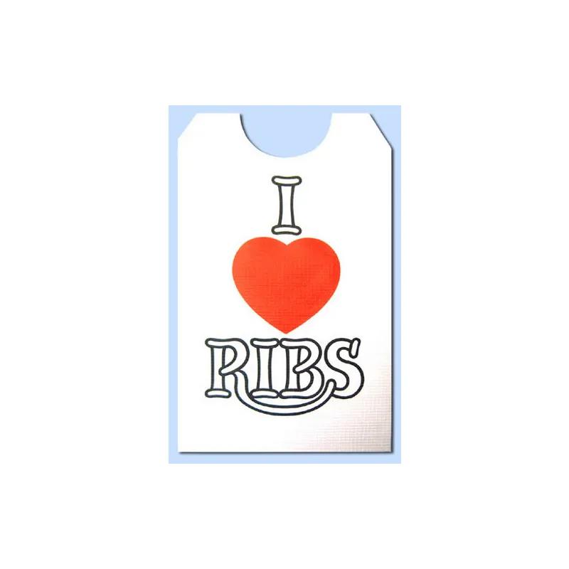 Adult Ribs Bib 15X30 IN Sure-Tie 250/Case