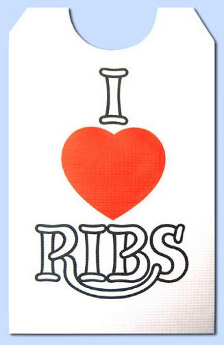Adult Ribs Bib 15X30 IN Sure-Tie 250/Case