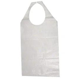 Bib 15X30 IN White Paper Poly Blend Sure-Tie 250/Case