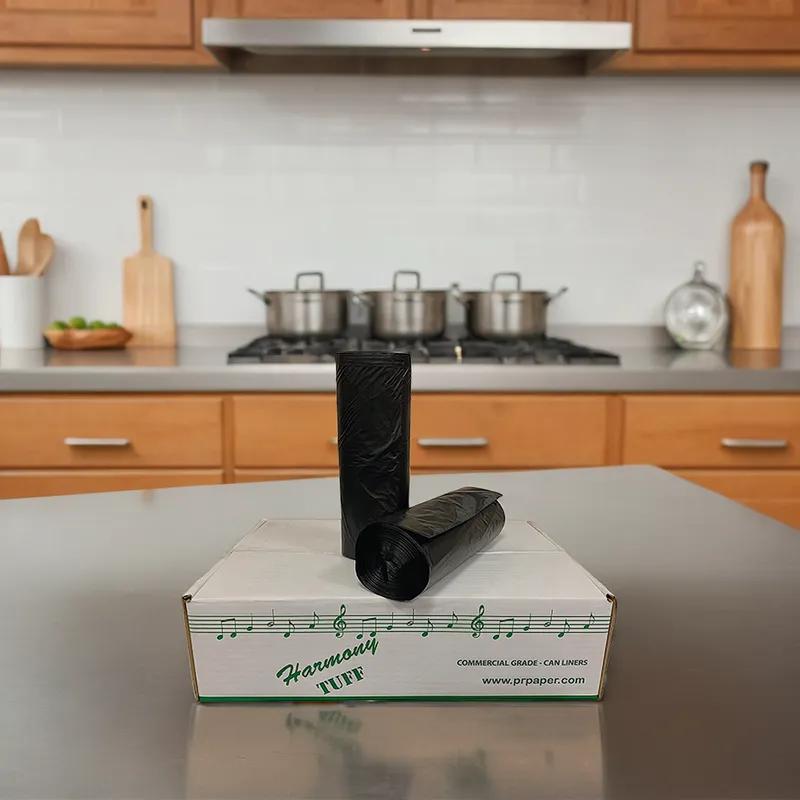 Poly Bag 24X32 IN Black 0.8MIL Flat Pack 500/Case