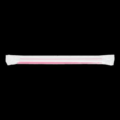 Colossal & Boba Straw 7.5 IN Assorted Neon Wrapped 2000/Case