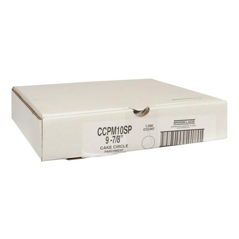 Cake Circle 9.875 IN Dry Wax Paper White Round 1000/Case