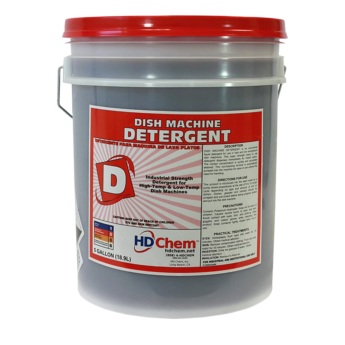 Dishmachine Detergent 5 GAL 1/Pail