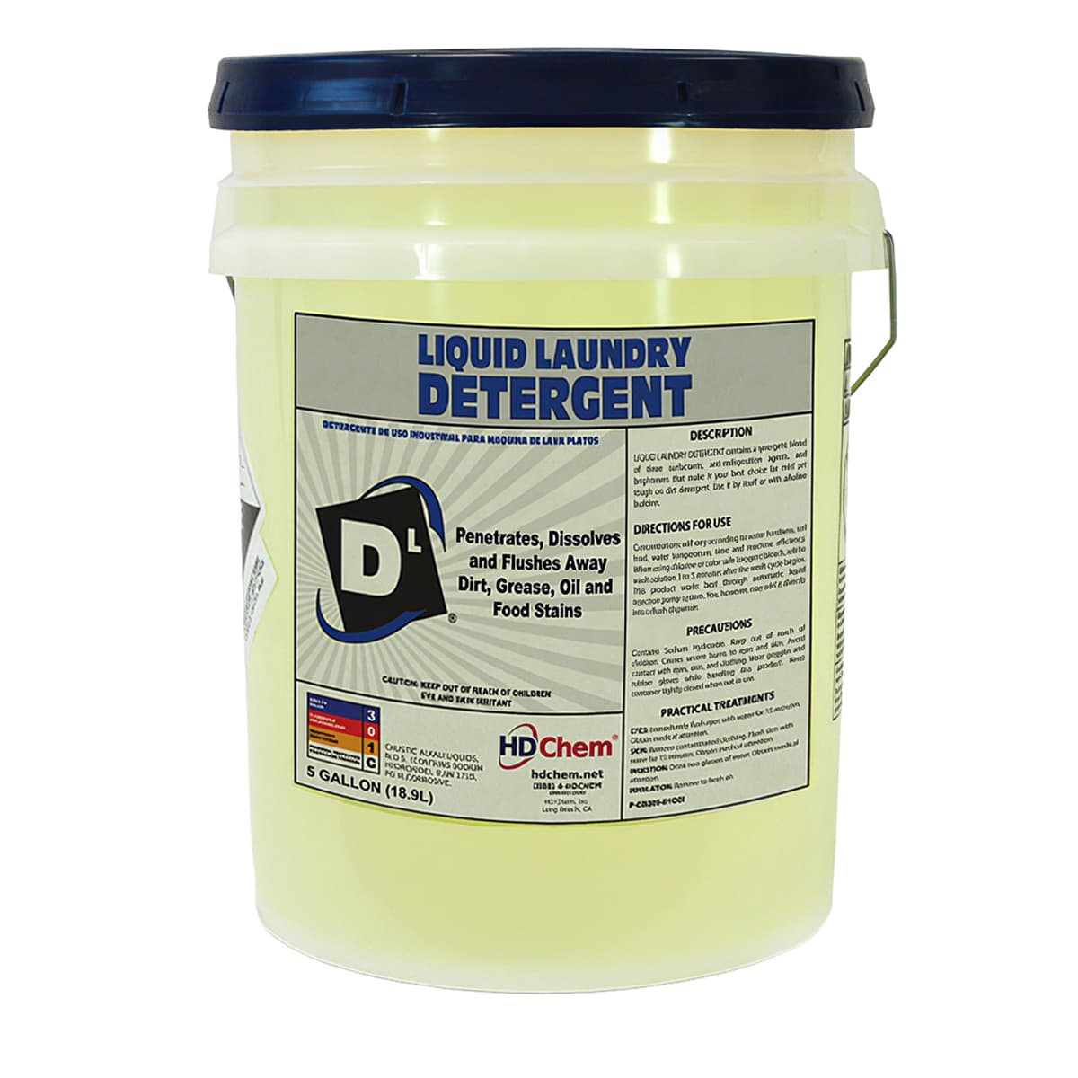 Lemon Laundry Detergent 5 GAL Liquid 1/Pail