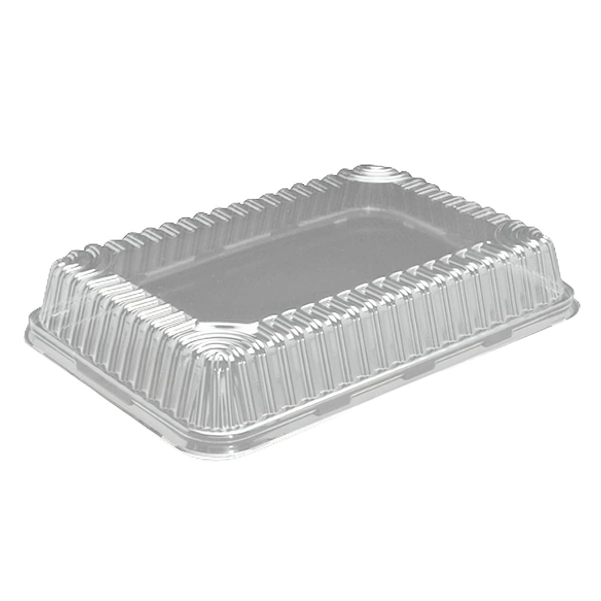 Lid High Dome 1/4 Size PET Clear For Cake Bakery Container 100/Case