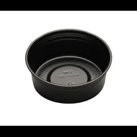 Deli Container Base 8 OZ Plastic Black 1000/Case