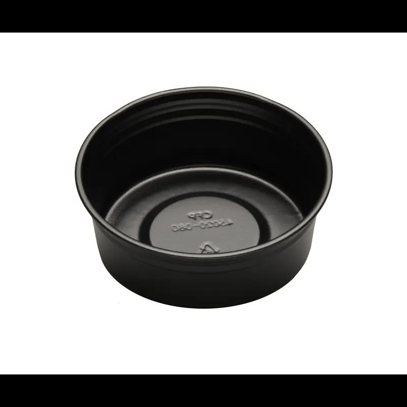 Deli Container Base 8 OZ Plastic Black 1000/Case