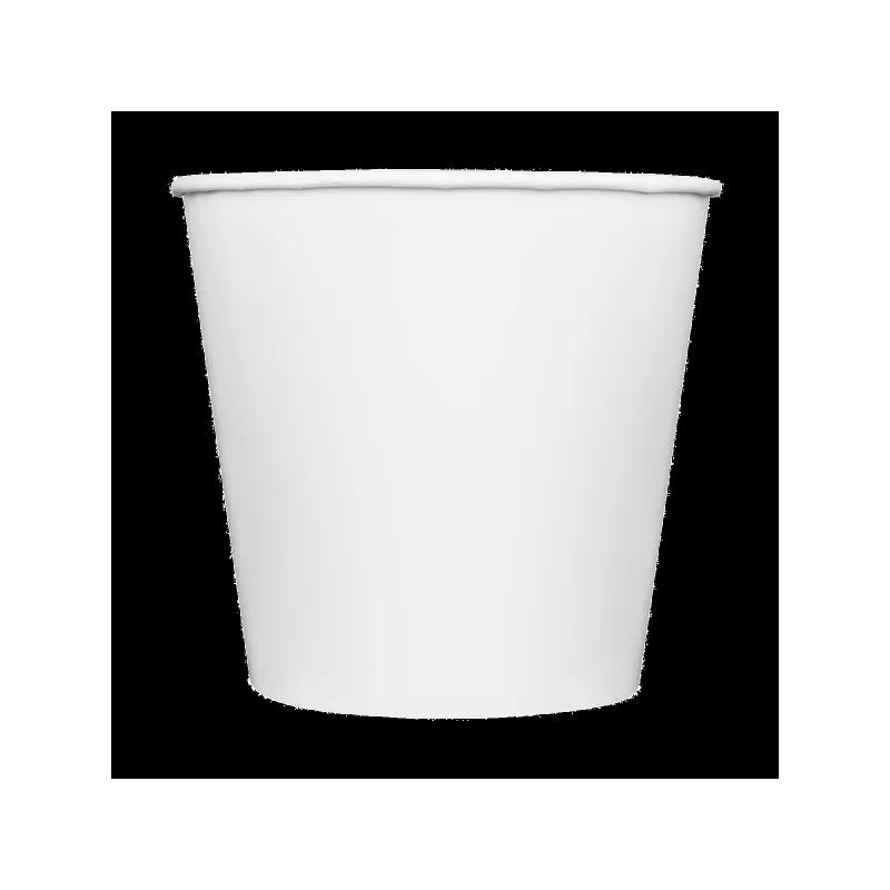 Karat® Bucket & Tub 170 OZ Wax Coated Paper White 150/Case