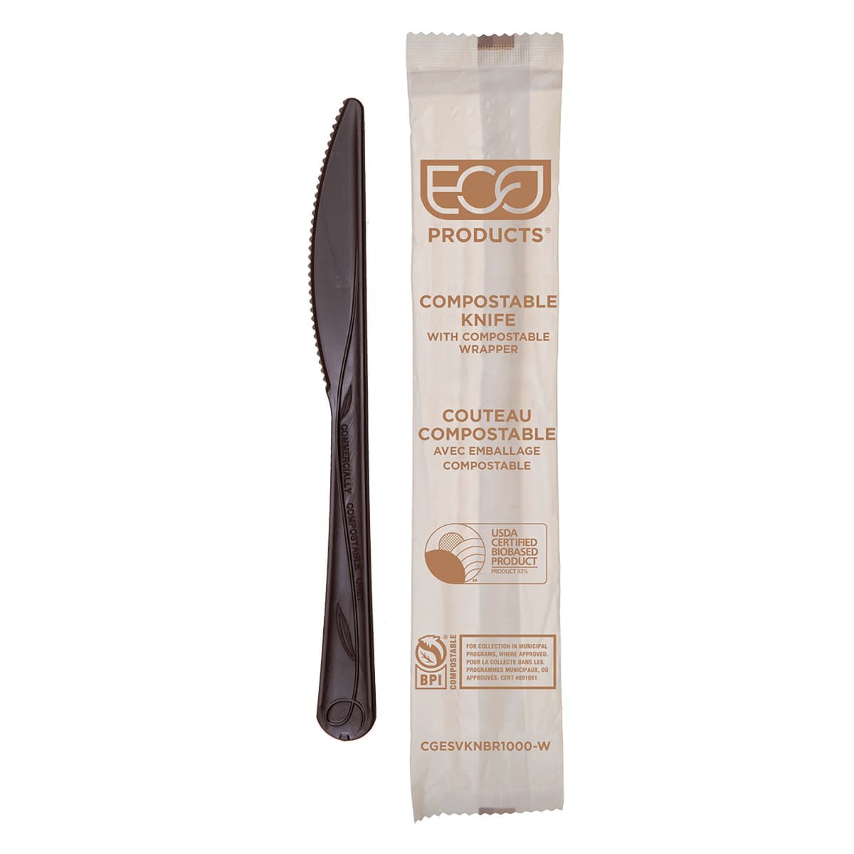 Knife Brown Individually Wrapped 1000/Case