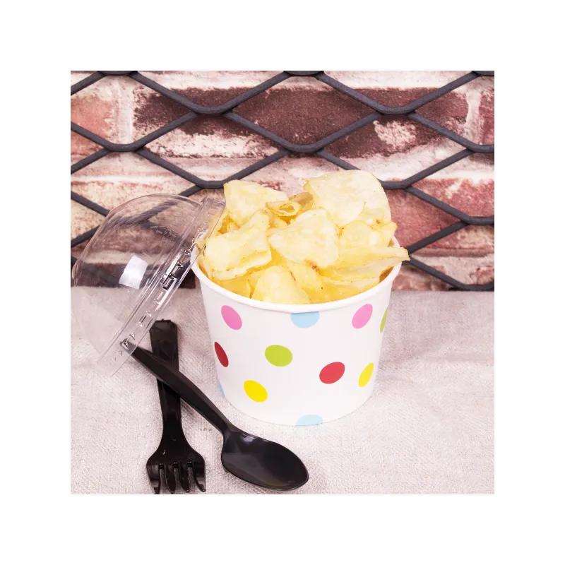 Karat® Food Container Base 12 OZ Assorted Dots 1000/Case