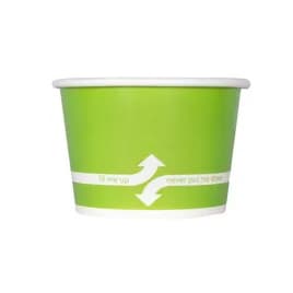 Karat® Food Container Base 8 OZ Green 1000/Case